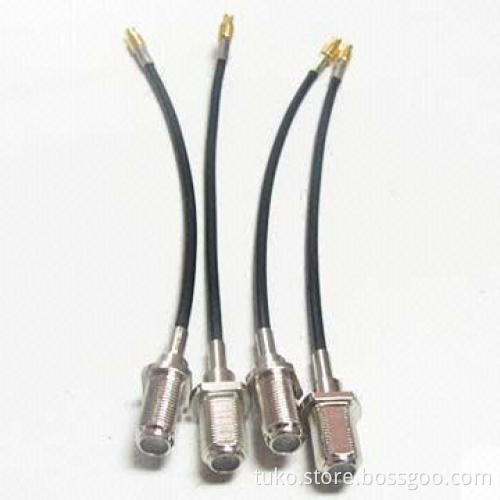 RF Cable with F Female to MCX Male RG174 Connector Type